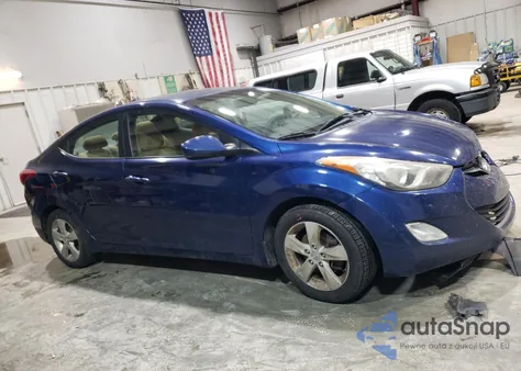 2013 Hyundai Elantra Gls from USA, damaged, VIN KMHDH4AE6DU788837